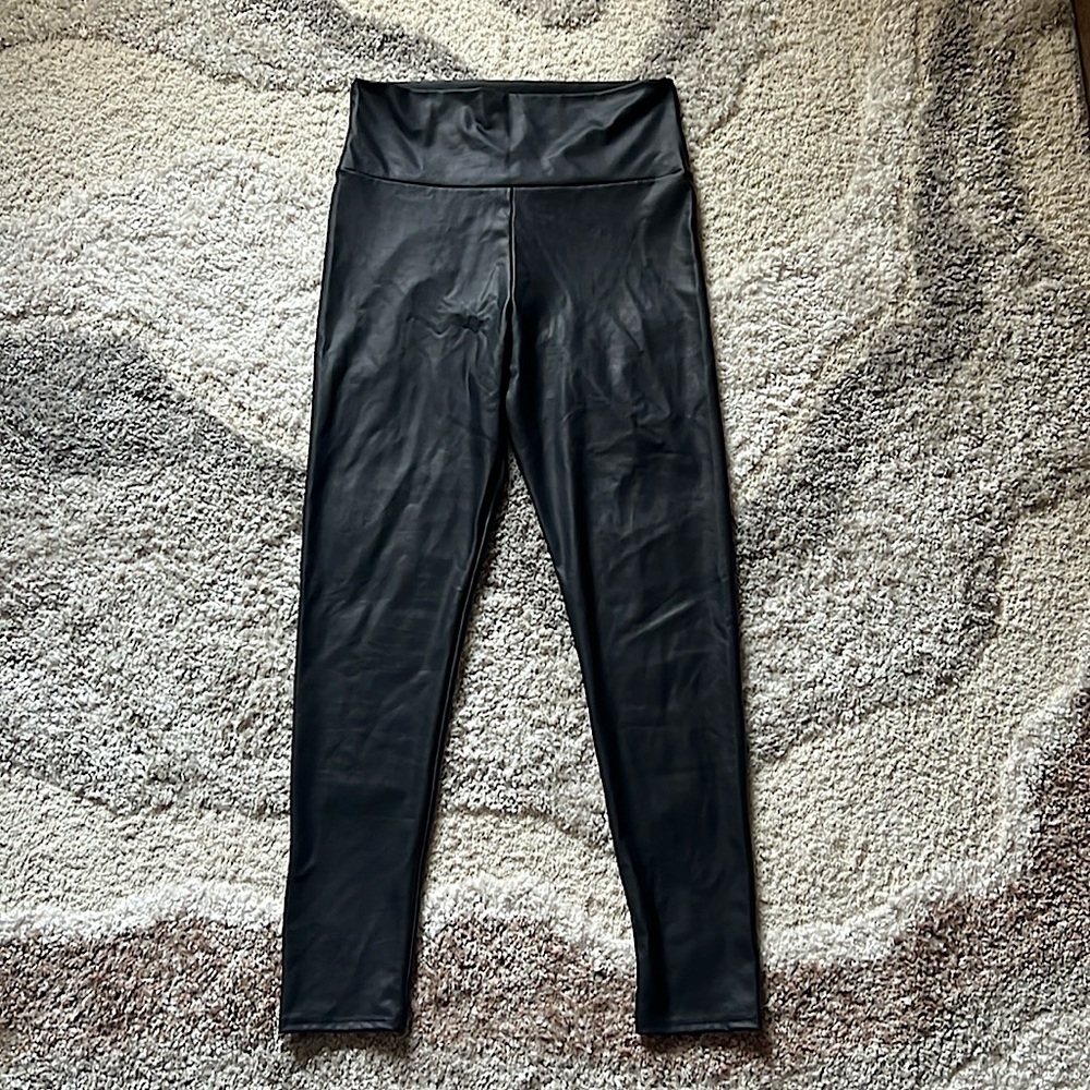 Leather leggings, never worn
